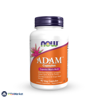 NOW Foods, ADAM (Адам) 90  Мультивитамины для Мужчин, 90 растительных капсул