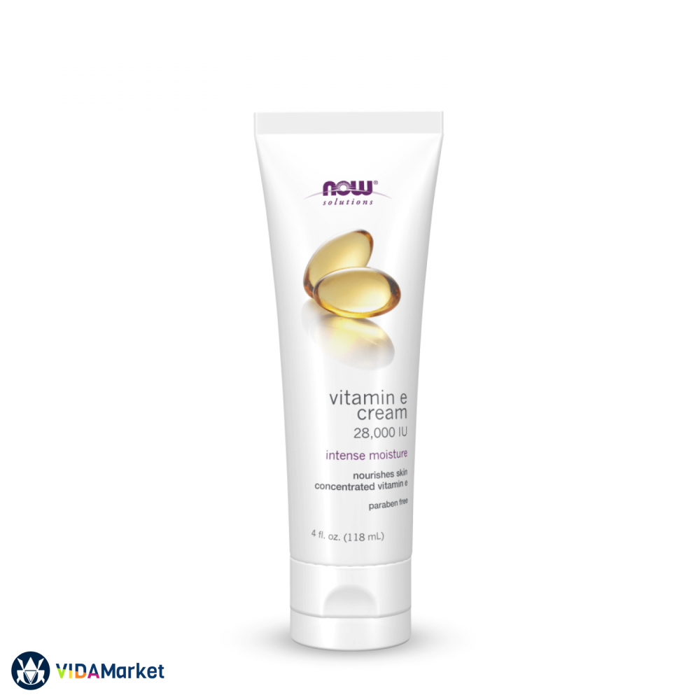 NOW Foods Solutions, Крем для Лица и Тела с витамином E 28 000 МЕ, 118 мл.