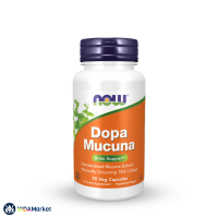 Now Foods Dopa Mucuna (Допа Мукуна)  – 90 шт. растительных капсул