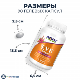 NOW Foods, Мультивитамины для женщин EVE, 90 мягких таблеток